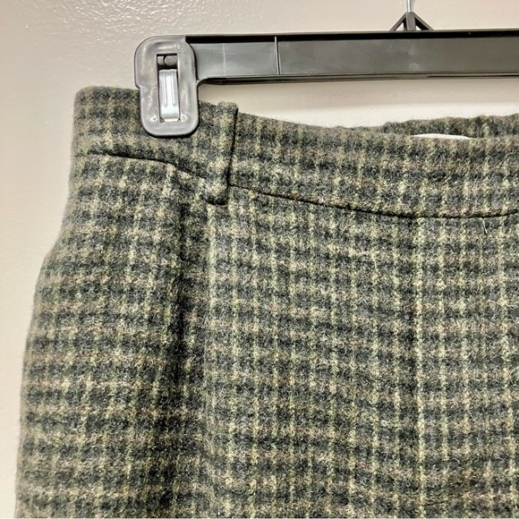 VINCE Women’s Check Plaid Easy Pull On Straight Leg Pants, Wool Cashmere - S/P - Picture 4 of 13